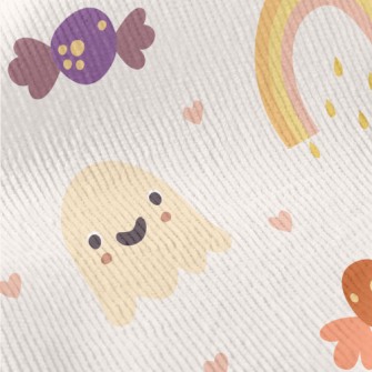 Pink Cute Ghost Pumpkin Standard Corduroy
