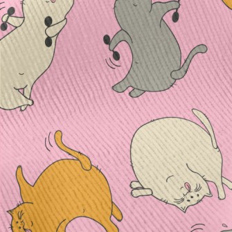 Funny Fat Cat Standard Corduroy