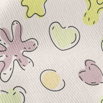 Doodle Style Starfish Standard Corduroy