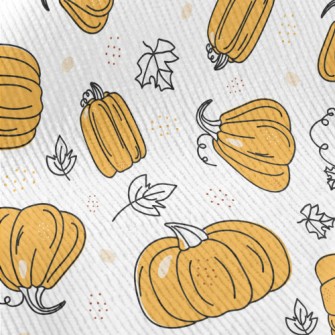 Cartoon Pumpkin Standard Corduroy