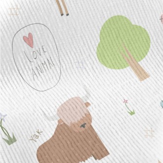 I Love Cute Animals Standard Corduroy