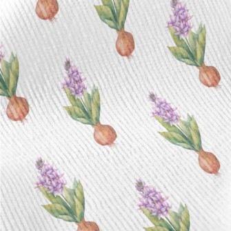 Watercolor Beautiful Flowers Standard Corduroy