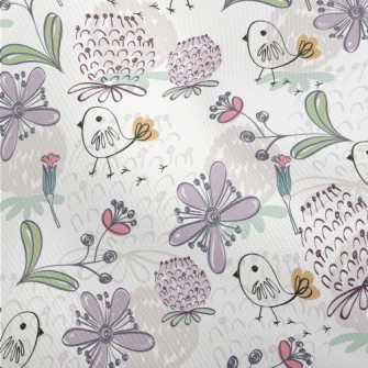 Hand Painted Brushes Birds And Dobby