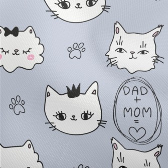 Hand Drawn White Cat Dobby