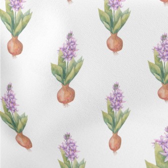 Watercolor Beautiful Flowers Stretch Ponte