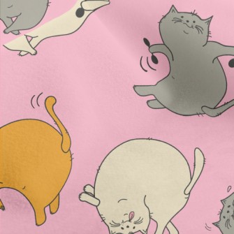 Funny Fat Cat Micro Fleece