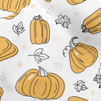 Cartoon Pumpkin Micro Fleece