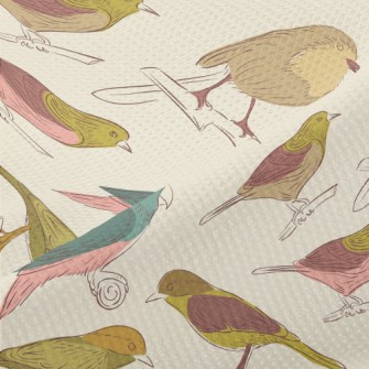 Simple Graffiti Of Various Bir Piqué