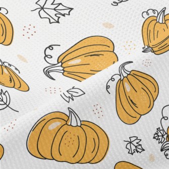 Cartoon Pumpkin Piqué