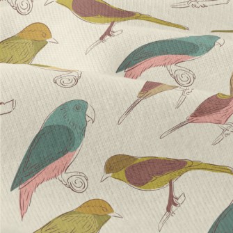 Simple Graffiti Of Various Bir Modern Jersey