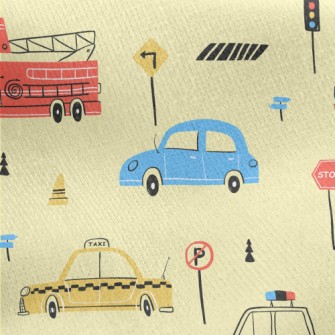 Various Professional Cars Jersey Backed Fleece