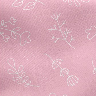 Simple Lines Grass Jersey Backed Fleece
