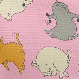Funny Fat Cat Pongee