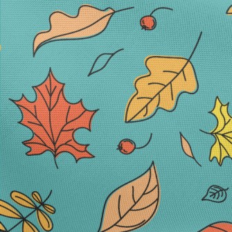 Graffiti Simple Maple Leaf Pongee