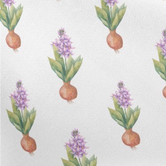 Watercolor Beautiful Flowers Pongee
