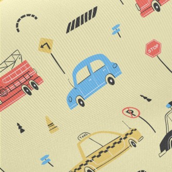 Various Professional Cars Midweight Cotton Poplin