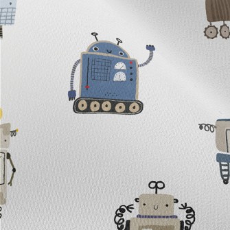 Various Cute Robots Chiffon