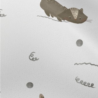 Explore The World Brown Cat Chiffon