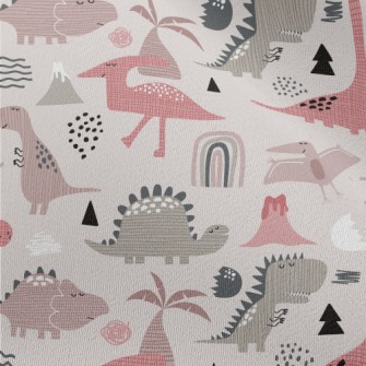 Dinosaur With Closed Eyes Chiffon