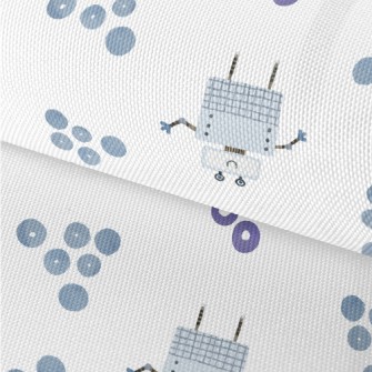 Cute Smiling Robot Waterproof Oxford