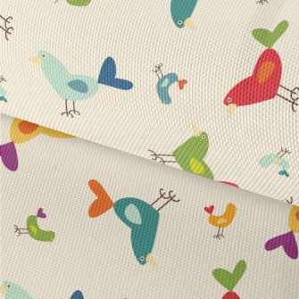 Colorful Simple Bird Waterproof Oxford
