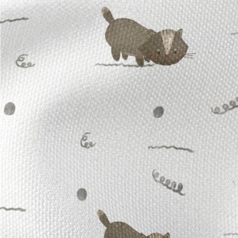 Explore The World Brown Cat Waterproof Canvas