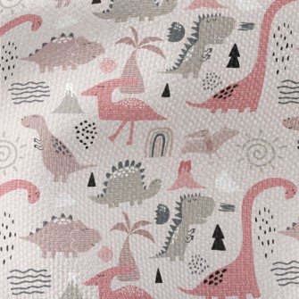 Dinosaur With Closed Eyes Waterproof Canvas