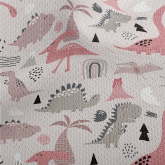 Dinosaur With Closed Eyes Athletic Mesh Flat Back