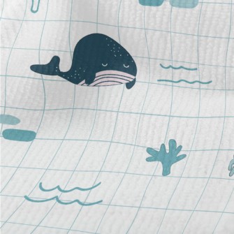 Cute And Gentle Marine Life Terry