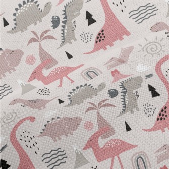 Dinosaur With Closed Eyes Performance Linen