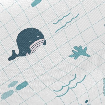 Cute And Gentle Marine Life Twill