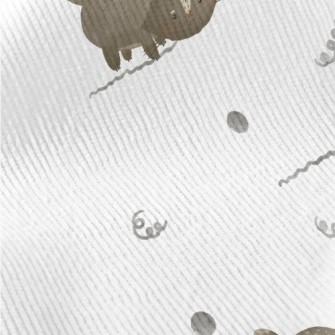 Explore The World Brown Cat Standard Corduroy