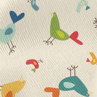 Colorful Simple Bird Standard Corduroy