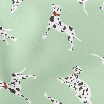 Cute And Gentle Dalmatian Stretch Ponte