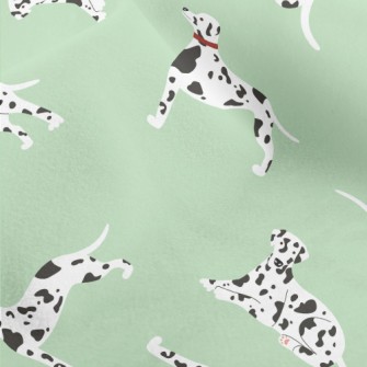 Cute And Gentle Dalmatian Micro Fleece