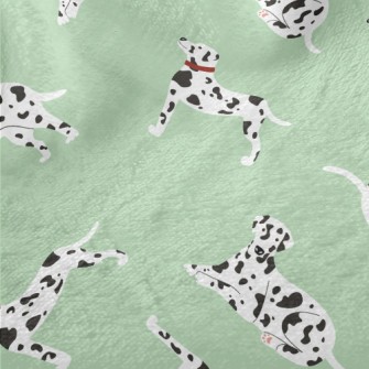 Cute And Gentle Dalmatian Minky