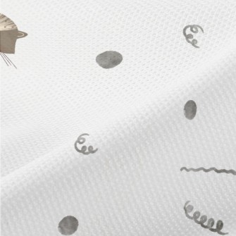 Explore The World Brown Cat Piqué