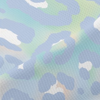 Colorful Leopard Print Piqué