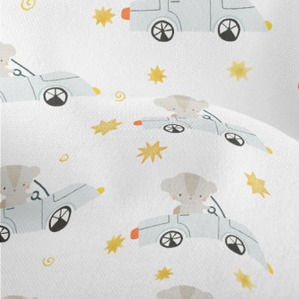Cute Driving Squirrel Lightweight Performance Linen