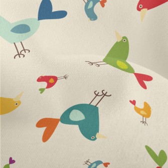 Colorful Simple Bird Lightweight Performance Linen