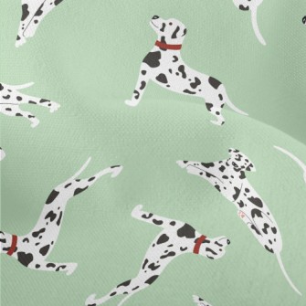 Cute And Gentle Dalmatian Lightweight Performance Linen