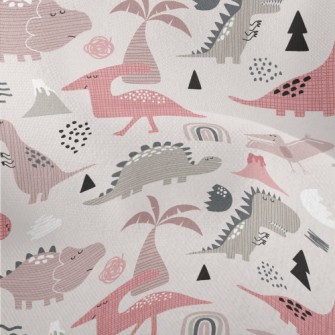 Dinosaur With Closed Eyes Lightweight Performance Linen