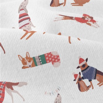 Dogs Celebrating Christmas Tog Modern Jersey