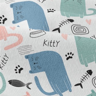 Colorful Silly Cat Modern Jersey