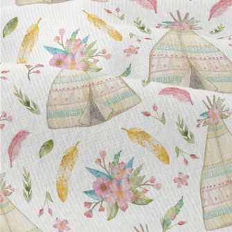 Watercolor Indian Teepee Modern Jersey