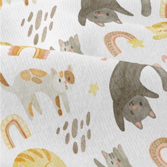 Watercolor Style Playing Cat Modern Jersey