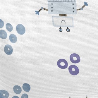 Cute Smiling Robot Pongee