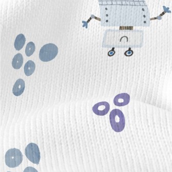 Cute Smiling Robot Stretch Jersey