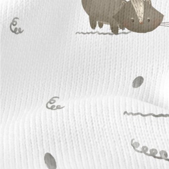 Explore The World Brown Cat Stretch Jersey