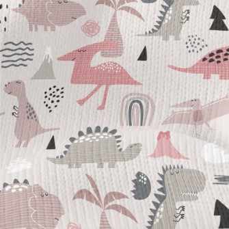 Dinosaur With Closed Eyes Stretch Jersey